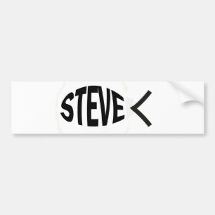 Adesivo Para Carro Autocolante no vidro traseiro dos peixes de Steve