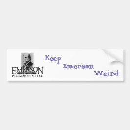 Adesivo Para Carro Autocolante no vidro traseiro estranho de Emerson