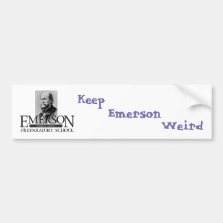 Adesivo Para Carro Autocolante no vidro traseiro estranho de Emerson