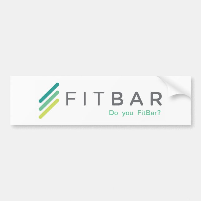Adesivo Para Carro Autocolante no vidro traseiro: Faz você FitBar? (Frente)