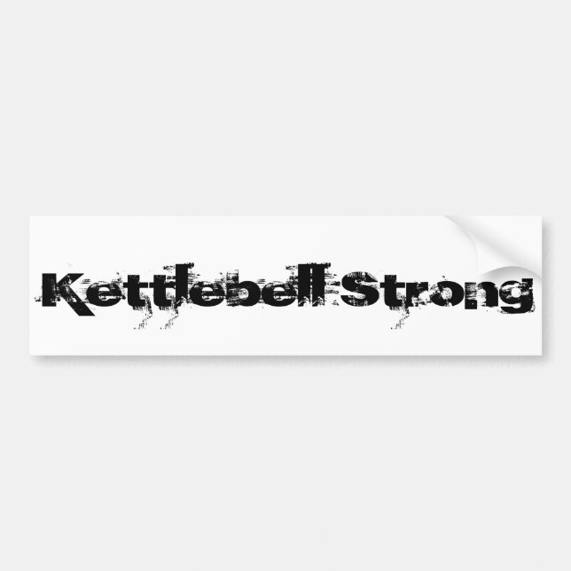 Adesivo Para Carro Autocolante no vidro traseiro forte de Kettlebell (Frente)