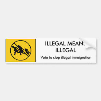 Adesivo Para Carro Autocolante no vidro traseiro ILEGAL dos MEIOS