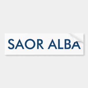 Adesivo Para Carro Autocolante no vidro traseiro livre gaélico alba