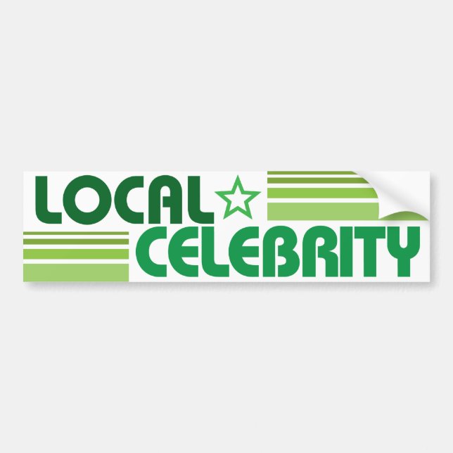 Adesivo Para Carro Autocolante no vidro traseiro local da celebridade (Frente)