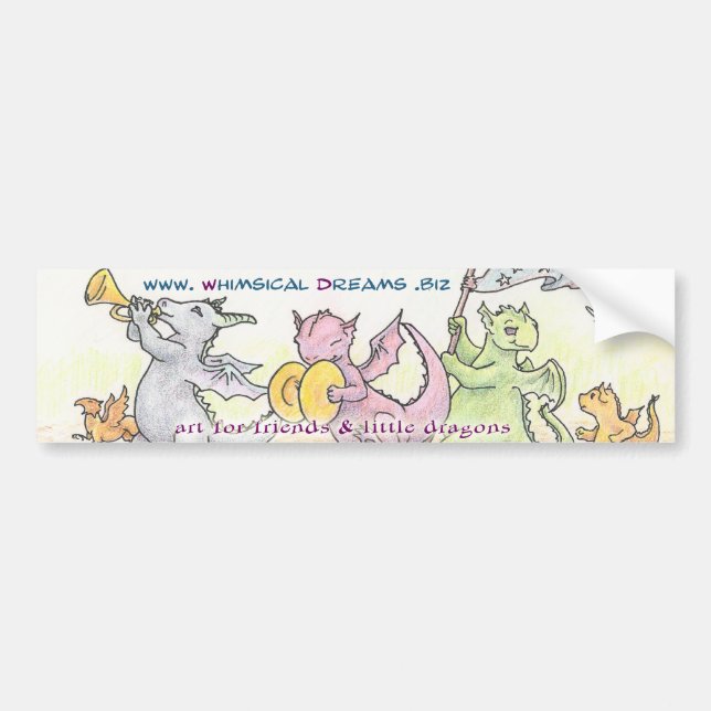 Adesivo Para Carro Autocolante no vidro traseiro lunático dos sonhos (Frente)