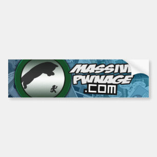 Adesivo Para Carro Autocolante no vidro traseiro maciço de Pwnage