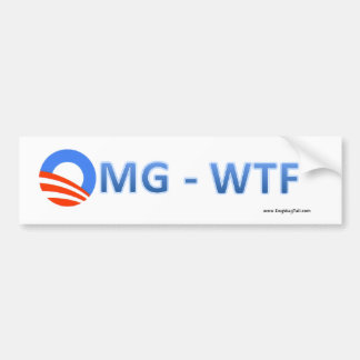 Adesivo Para Carro Autocolante no vidro traseiro - Obama O - OMG-WTF