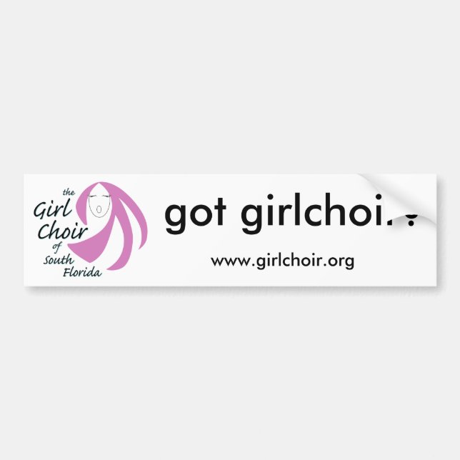 Adesivo Para Carro Autocolante no vidro traseiro obtido de Girlchoir (Frente)