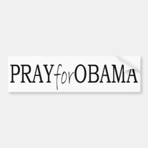 Adesivo Para Carro autocolante no vidro traseiro - Pray para Obama