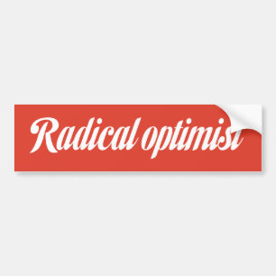 Adesivo Para Carro Autocolante no vidro traseiro radical do optimista