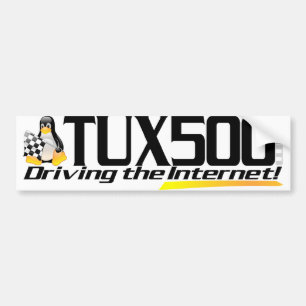 Adesivo Para Carro Autocolante no vidro traseiro Tux500
