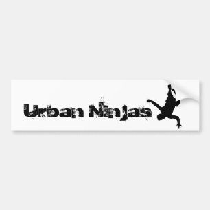 Adesivo Para Carro Autocolante no vidro traseiro urbano de Ninjas