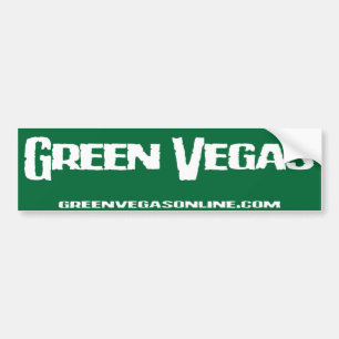 Adesivo Para Carro Autocolante no vidro traseiro verde de Vegas