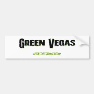 Adesivo Para Carro Autocolante no vidro traseiro verde de Vegas