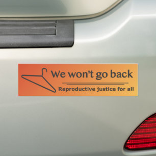 Adesivo Para Carro Autocolante para a justiça reprodutiva (laranja)