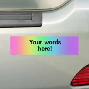 Adesivo Para Carro Autocolante personalizado do Arco-Íris