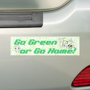 Adesivo Para Carro Autocolante "Vai verde ou volta para casa"