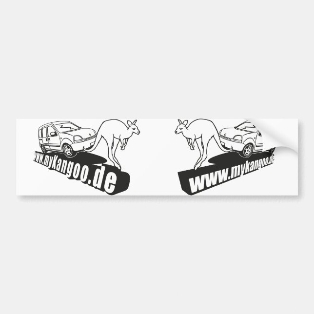 Adesivo Para Carro autocolantes myKangoo.de Links&Rechts (Frente)
