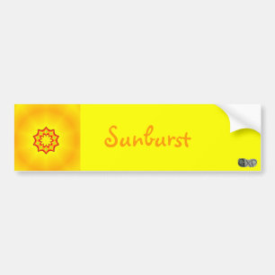 Adesivo Para Carro Autocolantes no vidro traseiro do Sunburst