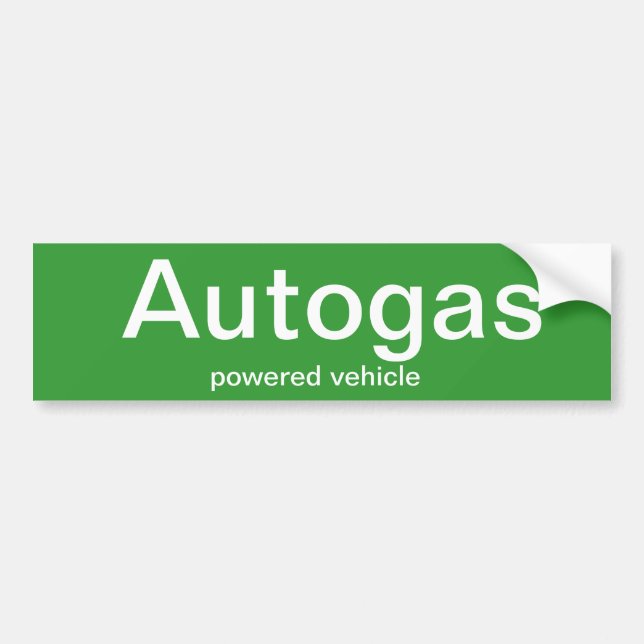 Adesivo Para Carro Autogas pôr o veículo - autocolante no vidro (Frente)