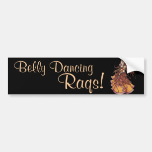 Adesivo Para Carro Autumn Moon Belly Dancer