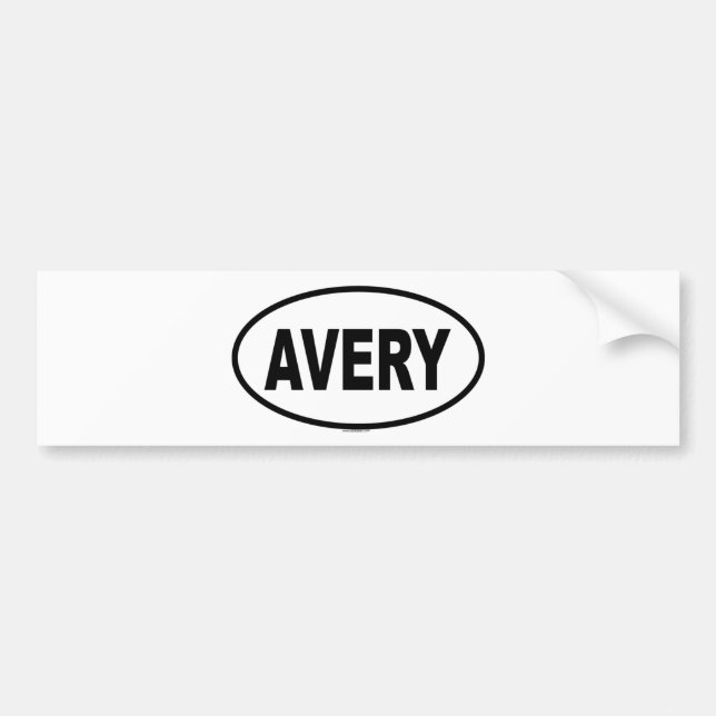 ADESIVO PARA CARRO AVERY (Frente)