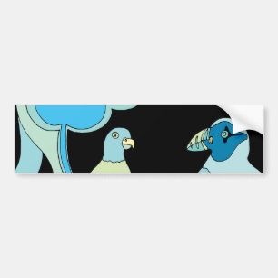 Adesivo Para Carro Aves Whimsical