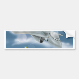 Adesivo Para Carro Avião de Caça a Jato