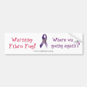 Adesivo Para Carro Aviso fibro da névoa