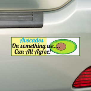 Adesivo Para Carro Avocados - Em algo que... podemos todos concordar!