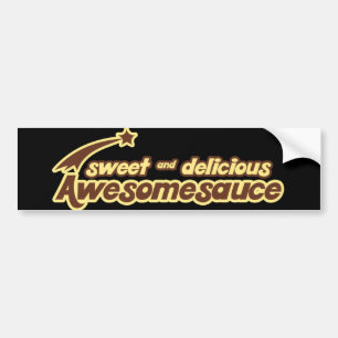 Adesivo Para Carro Awesomesauce doce e delicioso