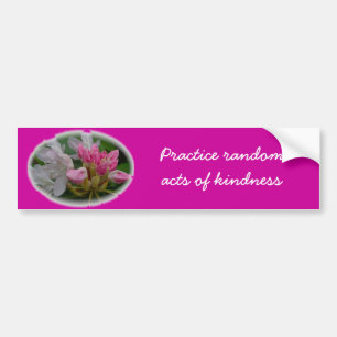 Adesivo Para Carro Azáleas cor-de-rosa delicadas