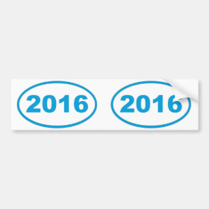 Adesivo Para Carro azul 2016 ciano