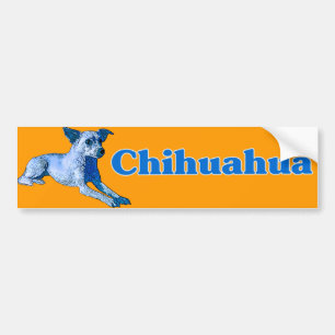 Adesivo Para Carro Azul Chihuahua