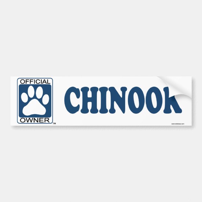 Adesivo Para Carro Azul de Chinook (Frente)