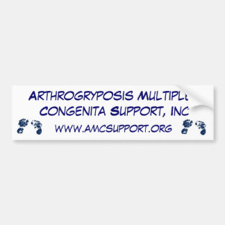 Adesivo Para Carro Azul do bumpersticker de AMCSI Arthrogryposis