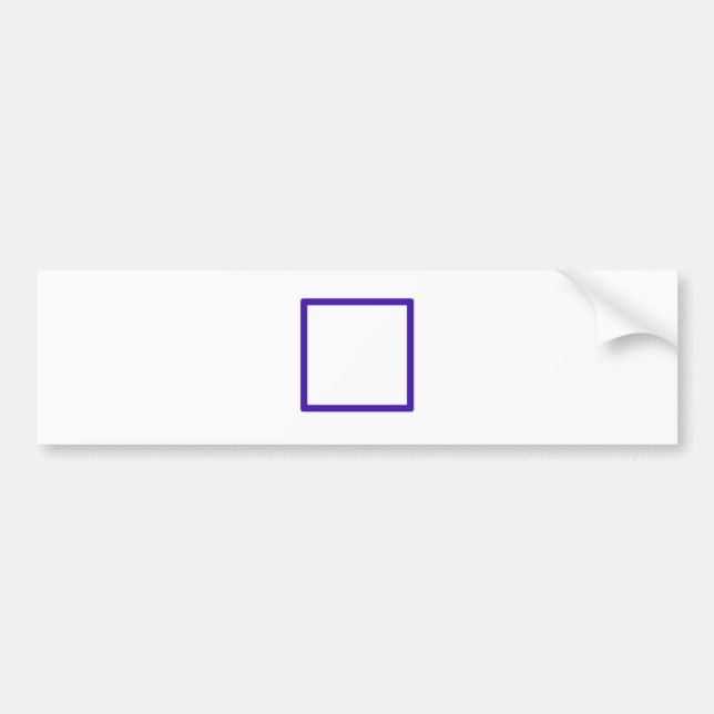 Adesivo Para Carro Azul esquadrado (Frente)