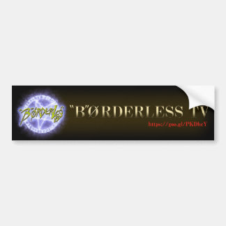 ADESIVO PARA CARRO "B"ØRDERLESS TV LOGO バ ン パ A SO ス テ 4.5
