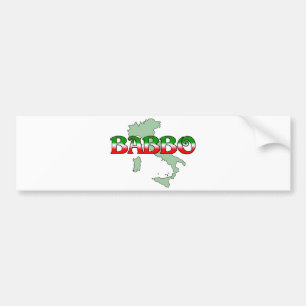 Adesivo Para Carro Babbo (pai italiano)