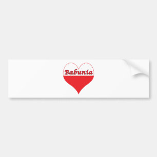 Adesivo Para Carro Babunia Polonês Heart