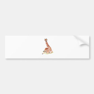 Adesivo Para Carro Baby Giraffe