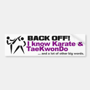 Adesivo Para Carro Back Off bumpersticker