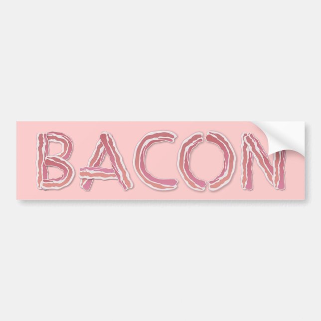 Adesivo Para Carro Bacon (Frente)