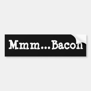 Adesivo Para Carro … Bacon Mmm