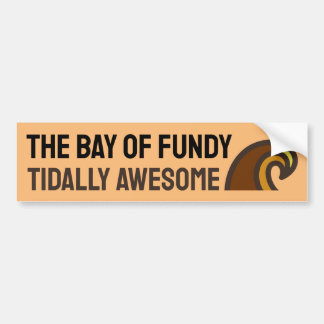 Adesivo Para Carro Baf do Fundy Tidally Incrível Bumper Sticker