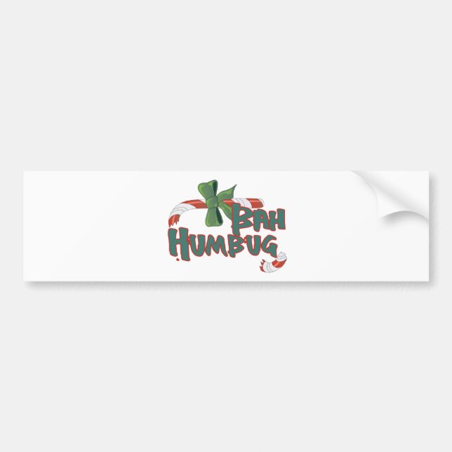 Adesivo Para Carro Bah Humbug! (Frente)