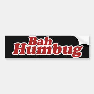 Adesivo Para Carro Bah Humbug Christmas Scrooge