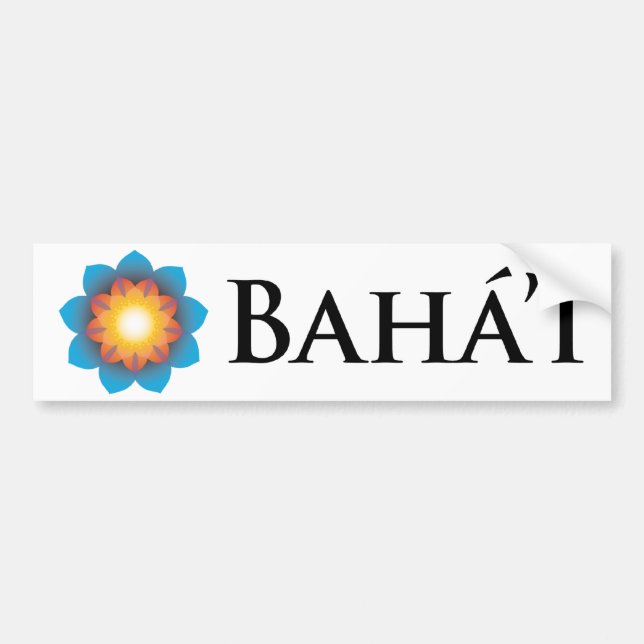 Adesivo Para Carro Bahá'í (Frente)
