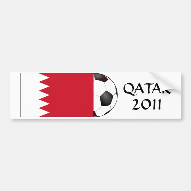 Adesivo Para Carro Bahrein "QATAR 2011" (Frente)