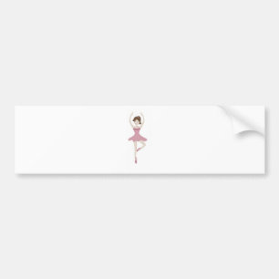 Adesivo Para Carro Ballerina Girl rosa